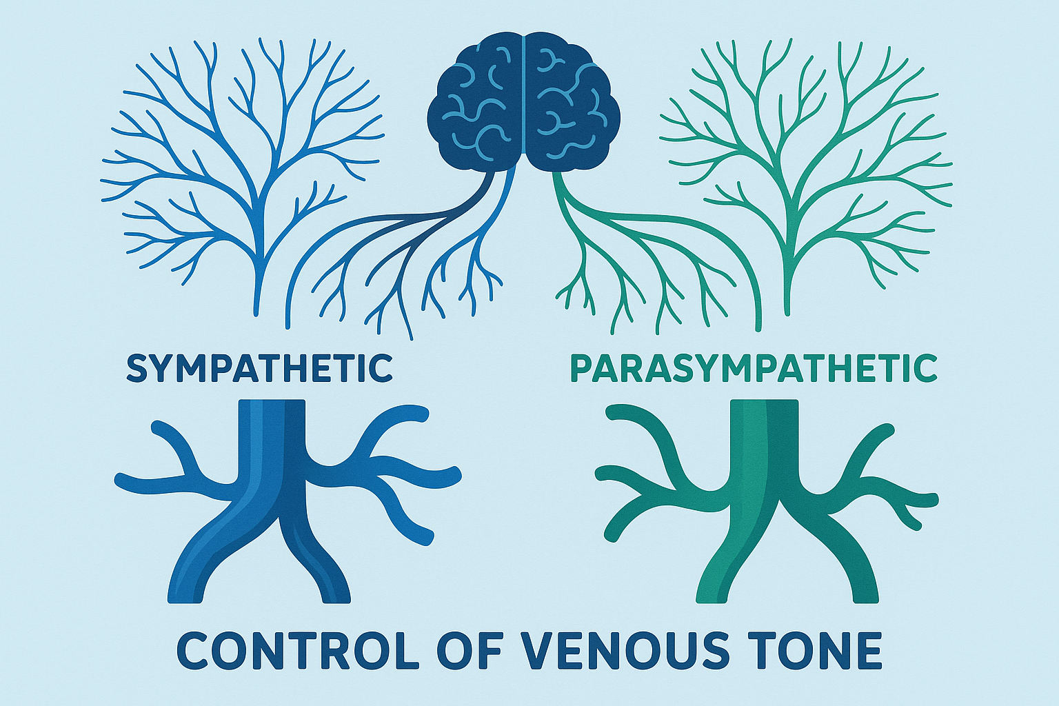 Neurological control of venous function