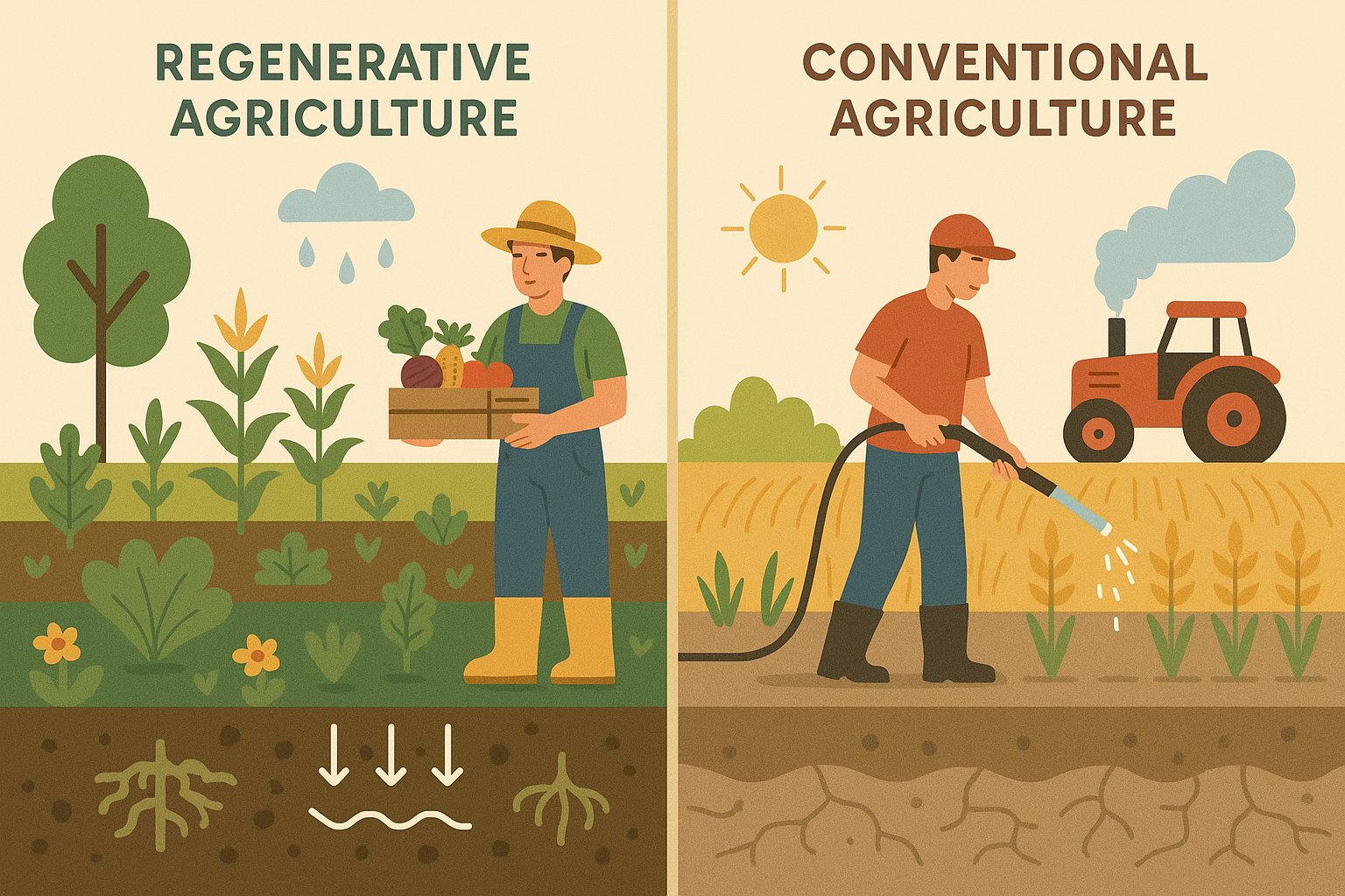 Environmental impact comparison of protein sources