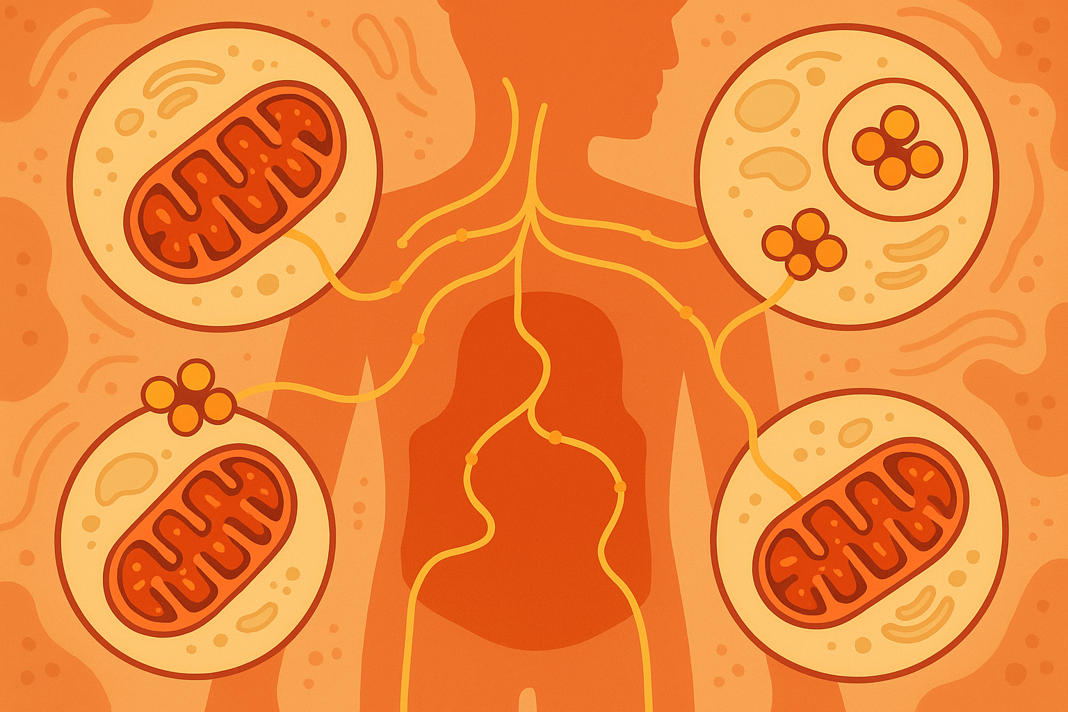 Mitochondrial function and cellular energy