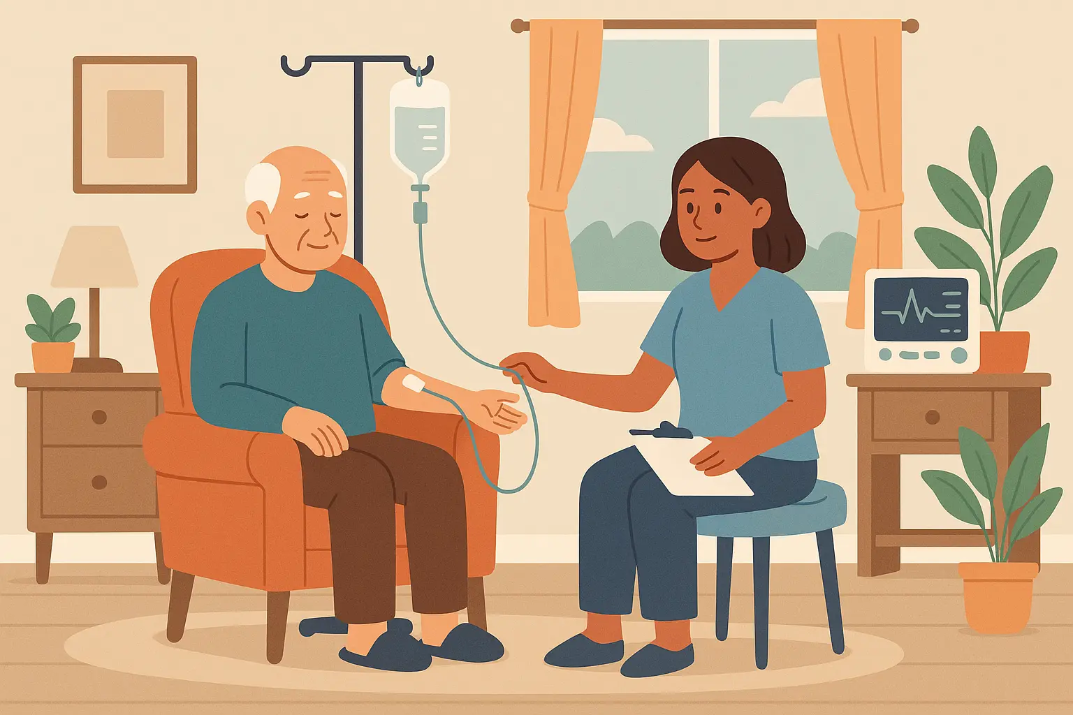Home IV therapy patient education materials