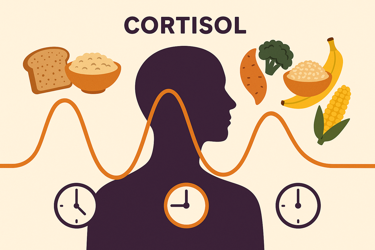 Cortisol timing and carbohydrate consumption