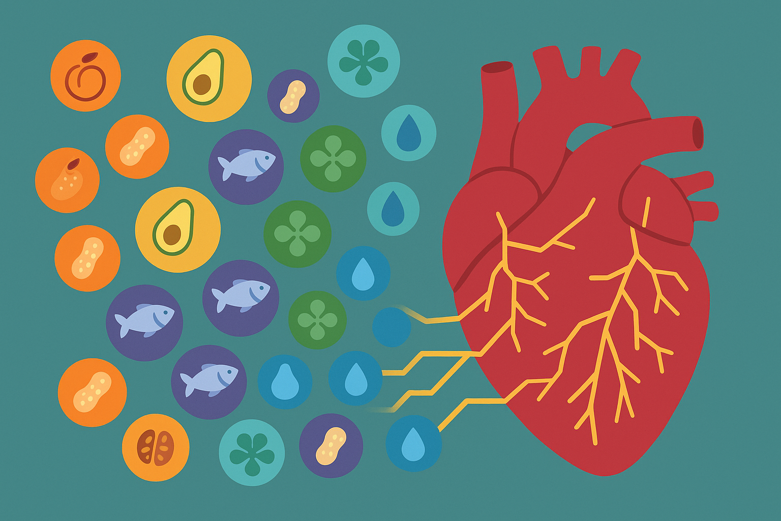 Heart electrical system nutrition and fuel