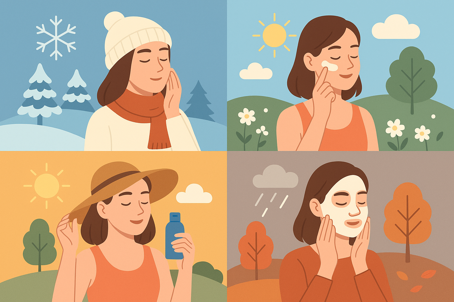 Long-term sustainable skin texture improvement strategies