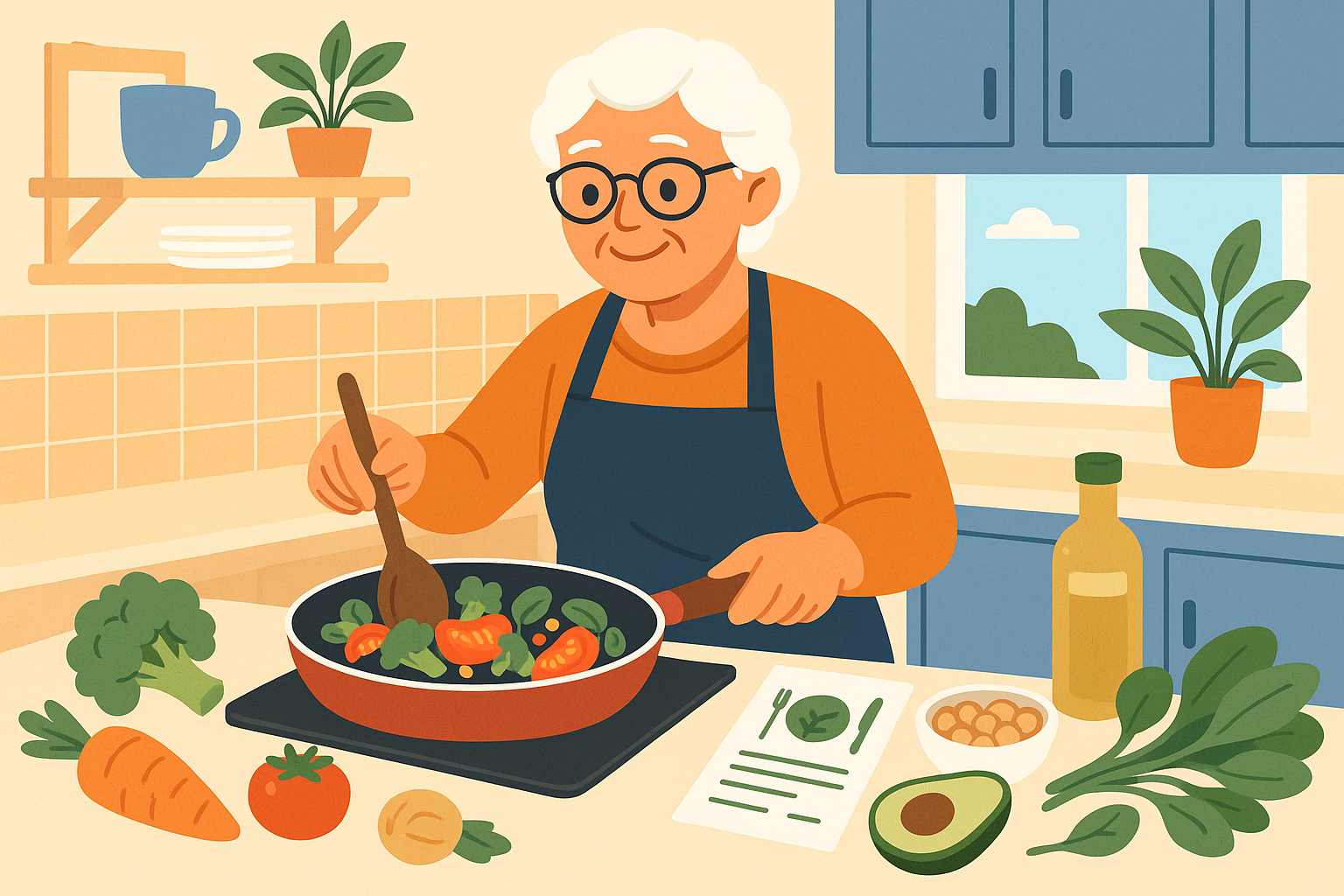 Successful elderly meal planning approach