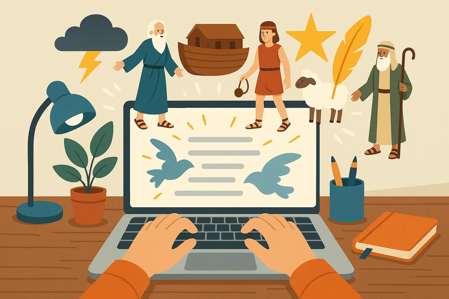 AI-powered storytelling tools transforming Bible narratives for children