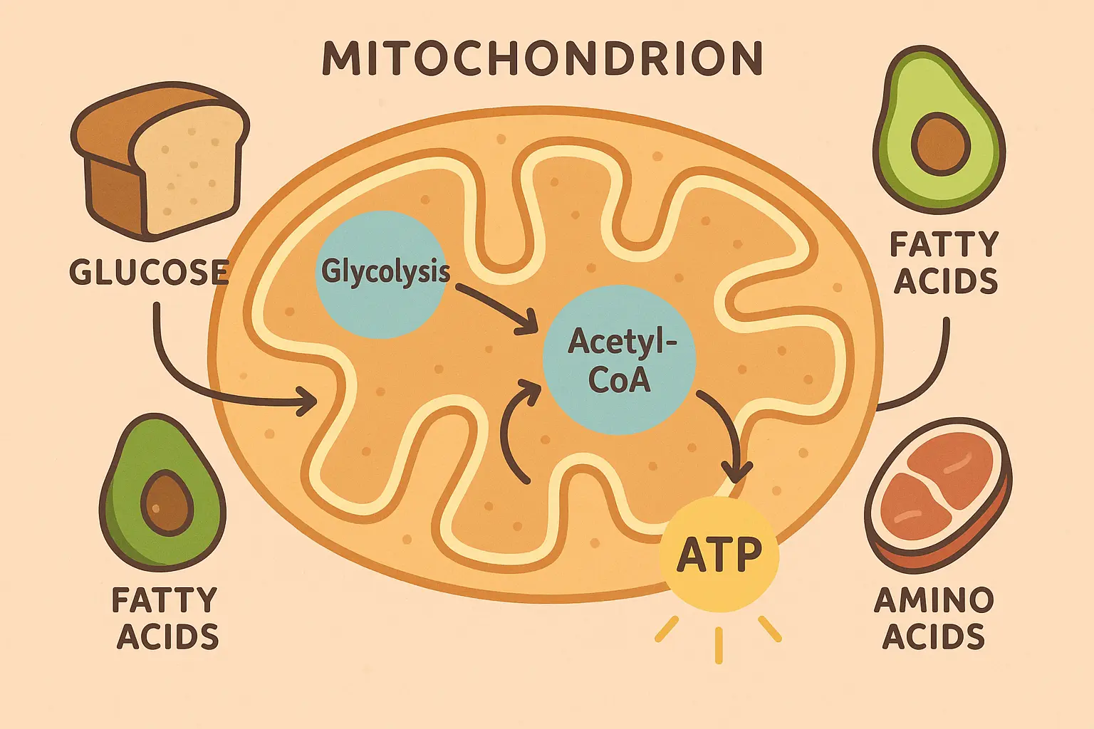 Mitochondrial adaptation after gallbladder surgery