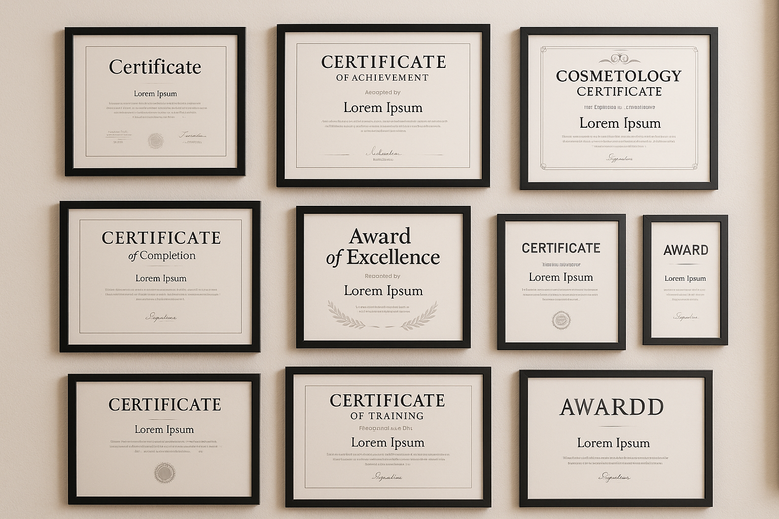 Certification stacking strategy for cosmetologists