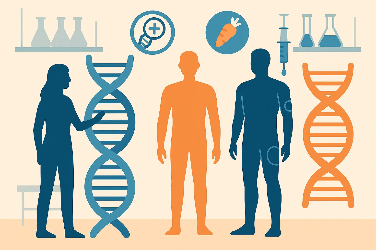 DNA helix with digital enhancement modifications