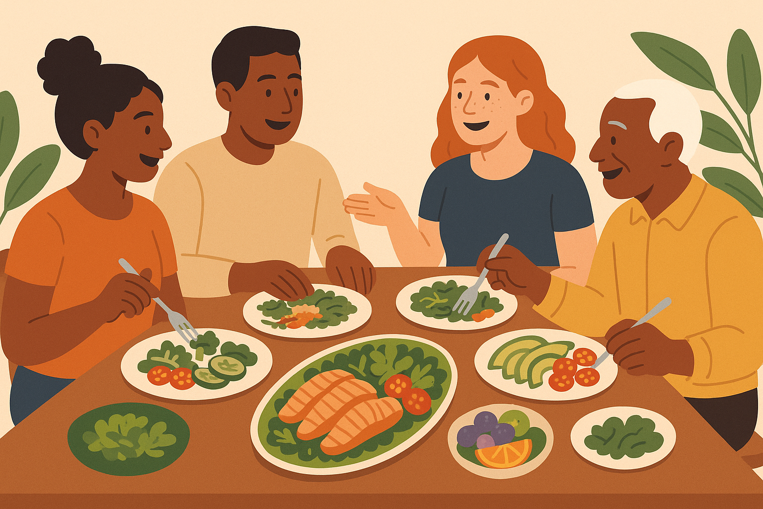 Social dining strategies and meal planning