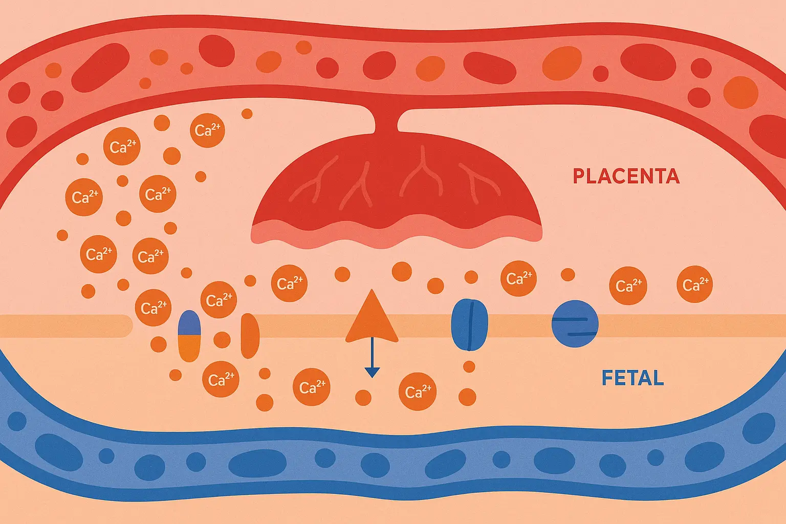 Placental calcium transport during pregnancy