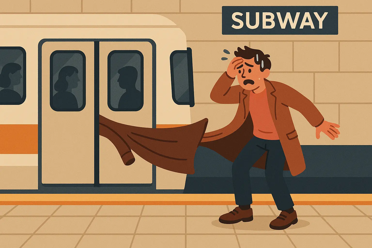 Public transportation embarrassing moments