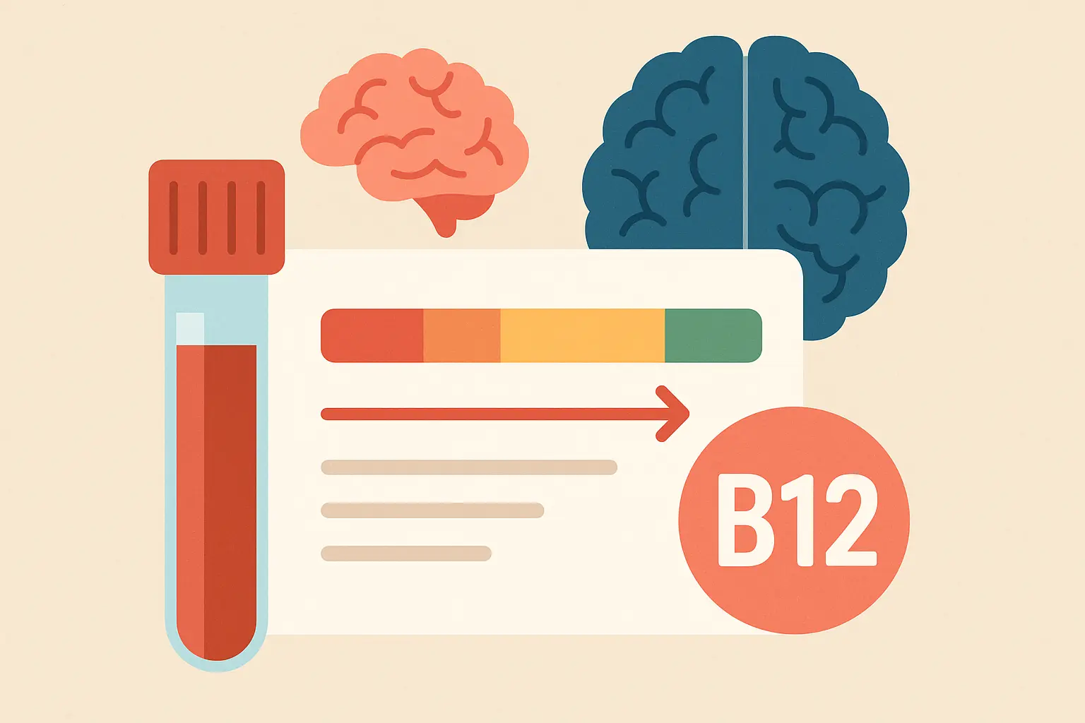 B12 blood level chart and optimal ranges