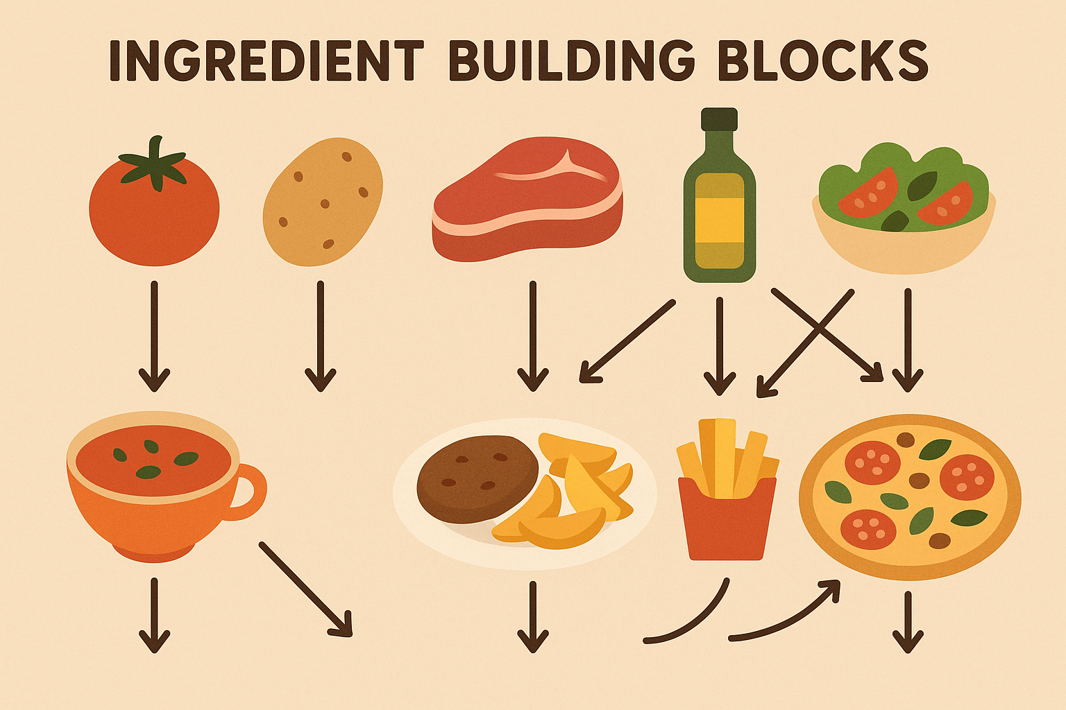 Multi-purpose meal architecture system