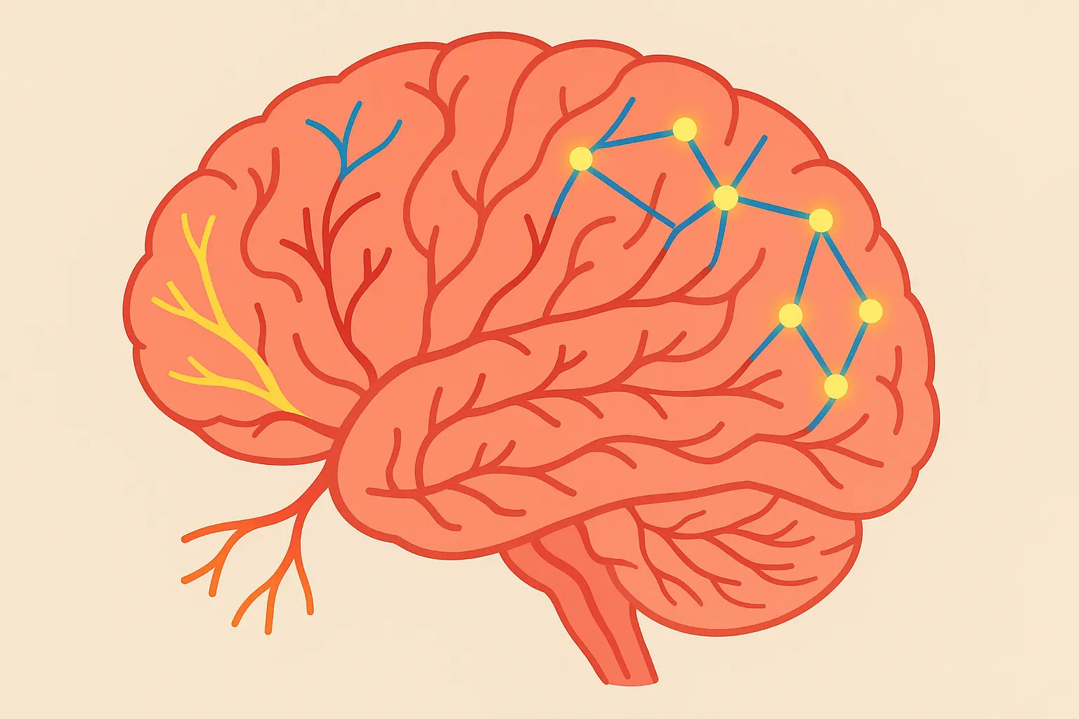 Brain pathways affected by migraine cocktails