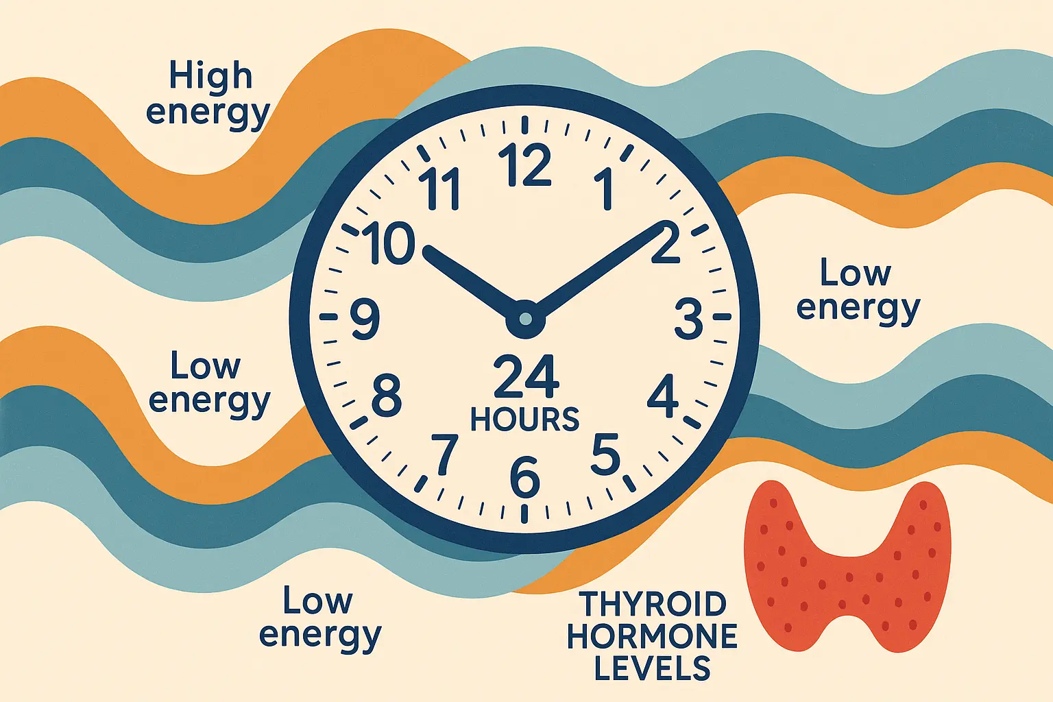 Circadian rhythm and thyroid hormone cycles