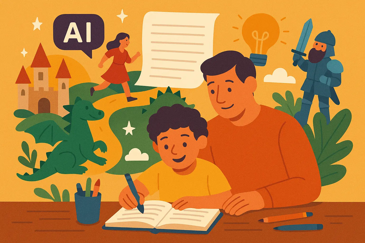 AI-powered story creation tools for parents