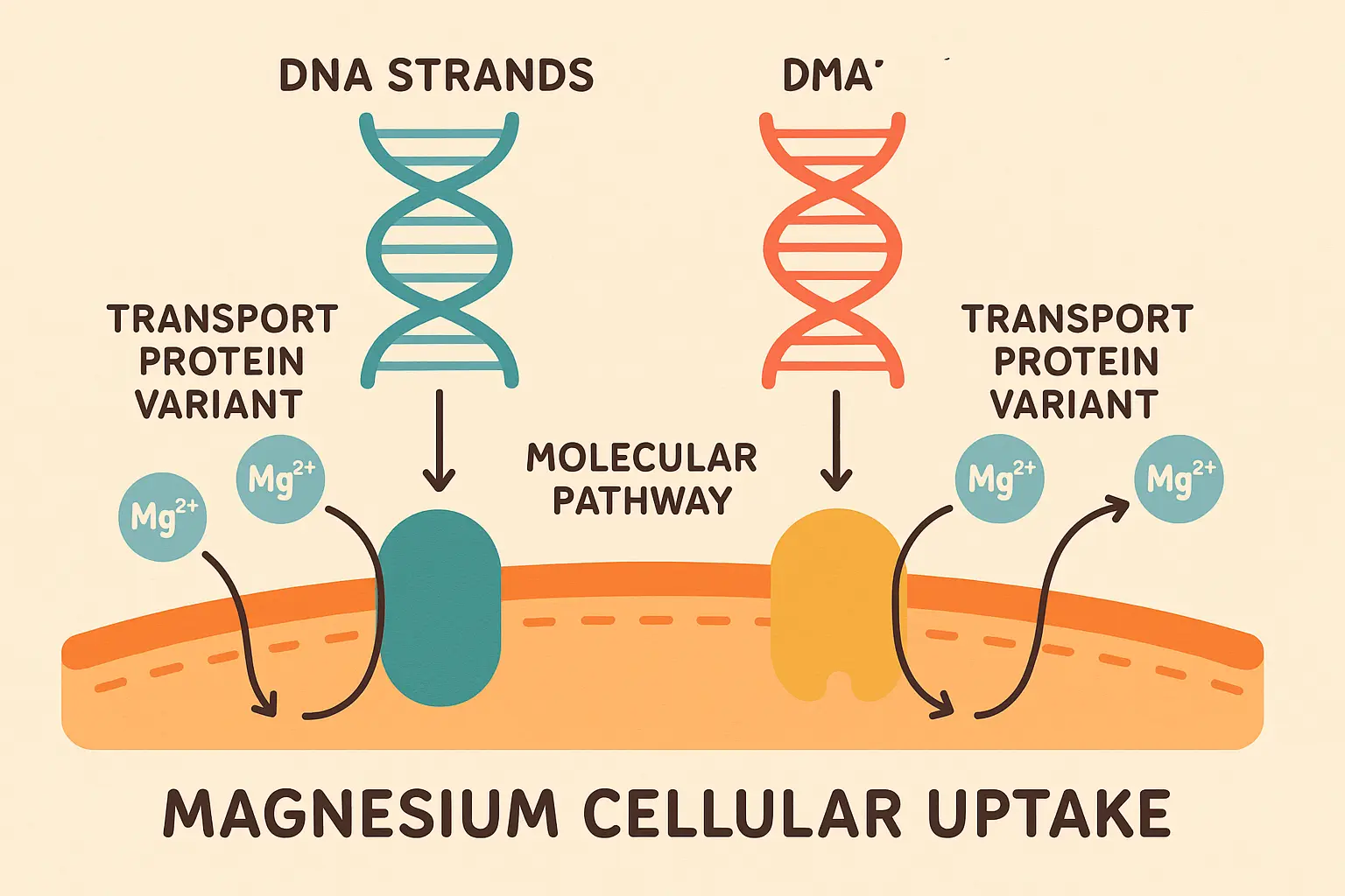Genetic factors in magnesium transport