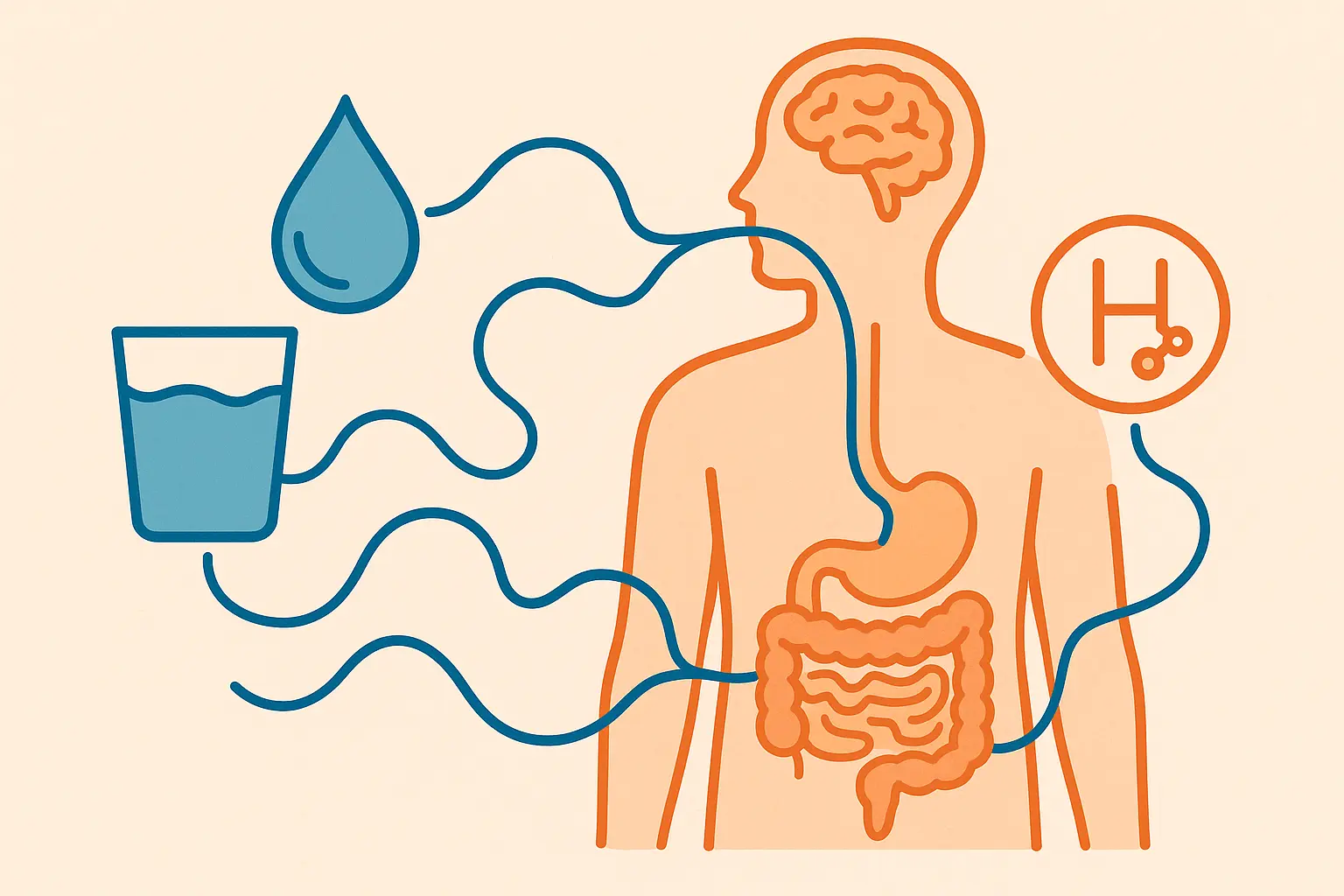 Hormone hydration loop appetite control