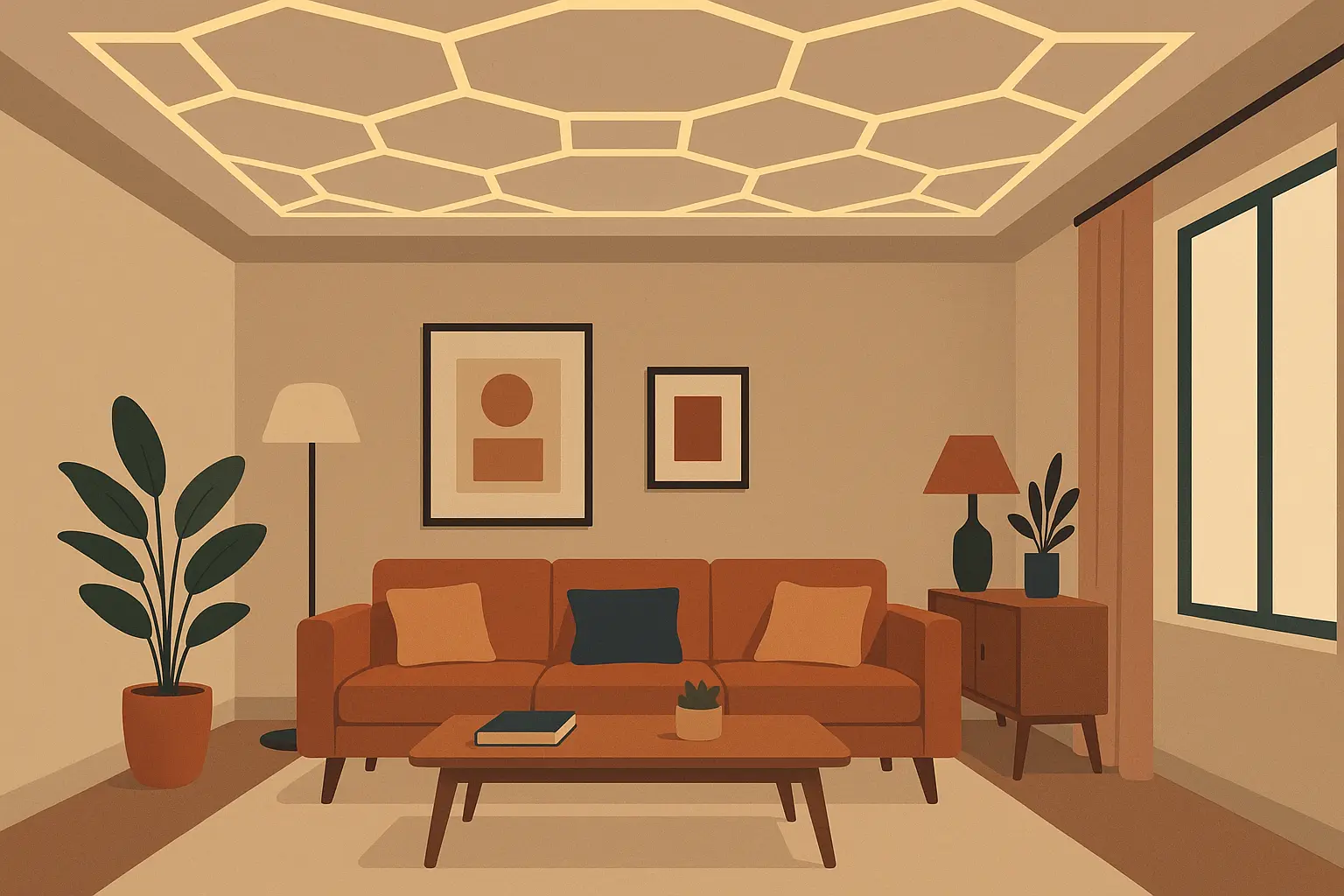 Modern coffered ceiling ideas