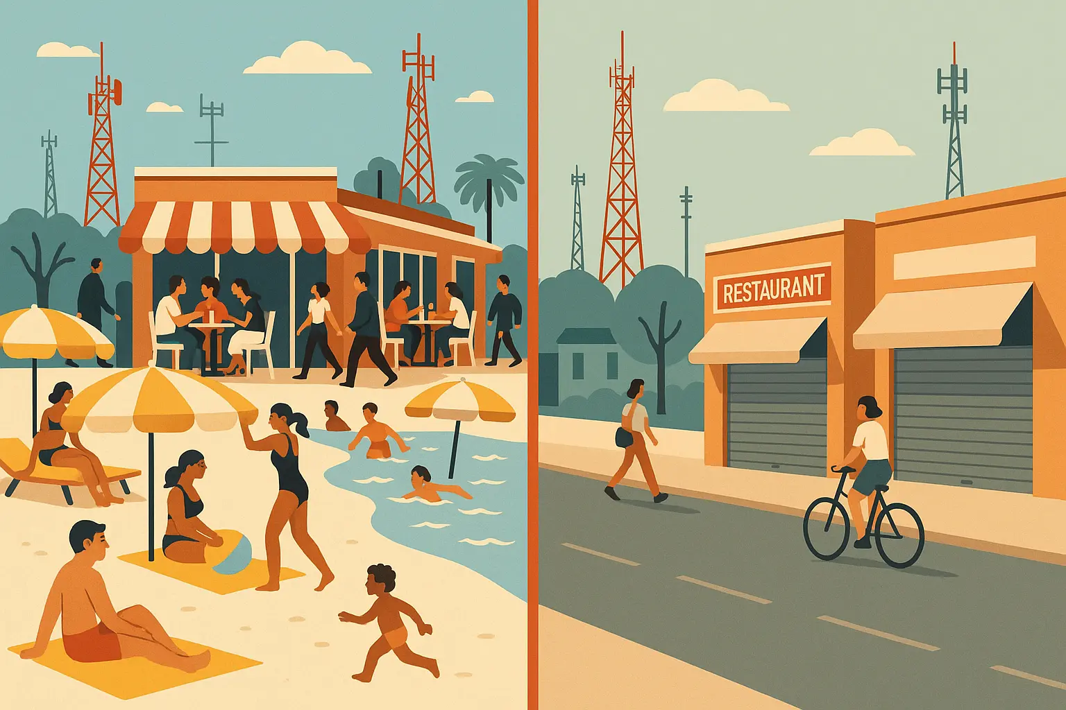 Seasonal business communication patterns
