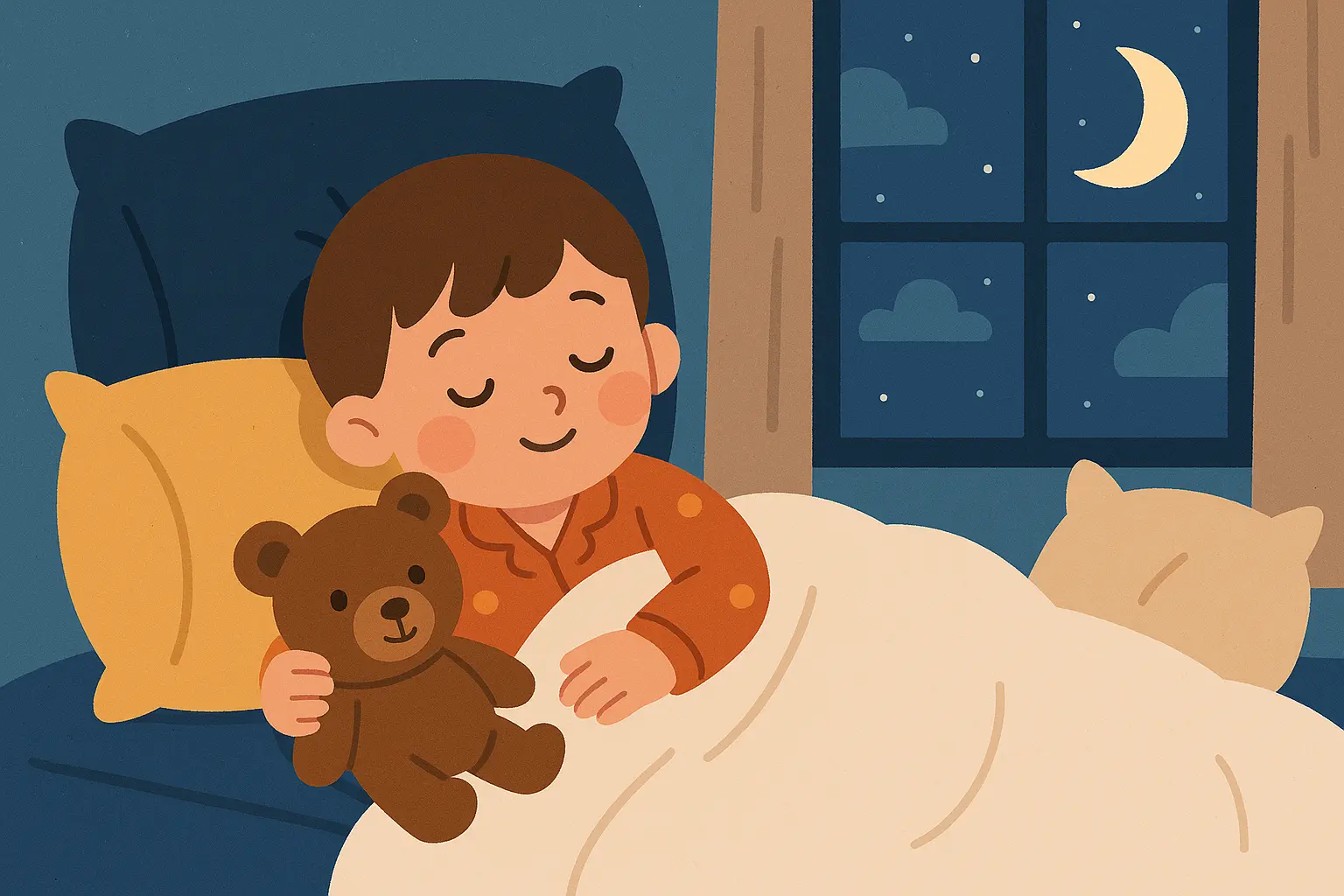 Parent reading bedtime stories to child