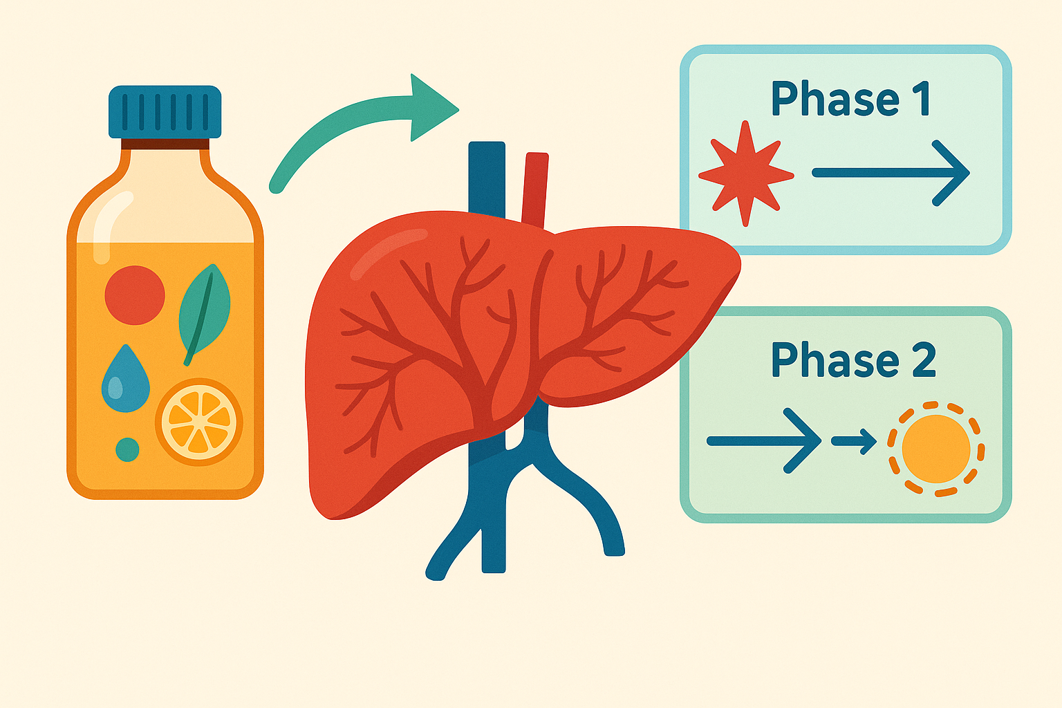 Liver detoxification process
