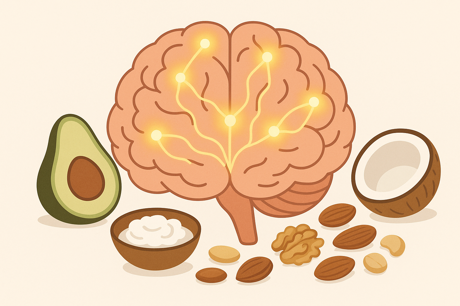 High-fat ketogenic breakfast foods