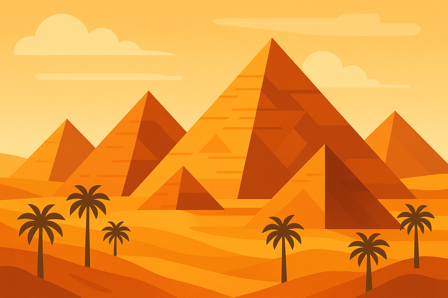 Pyramid complex Egyptian tattoo design