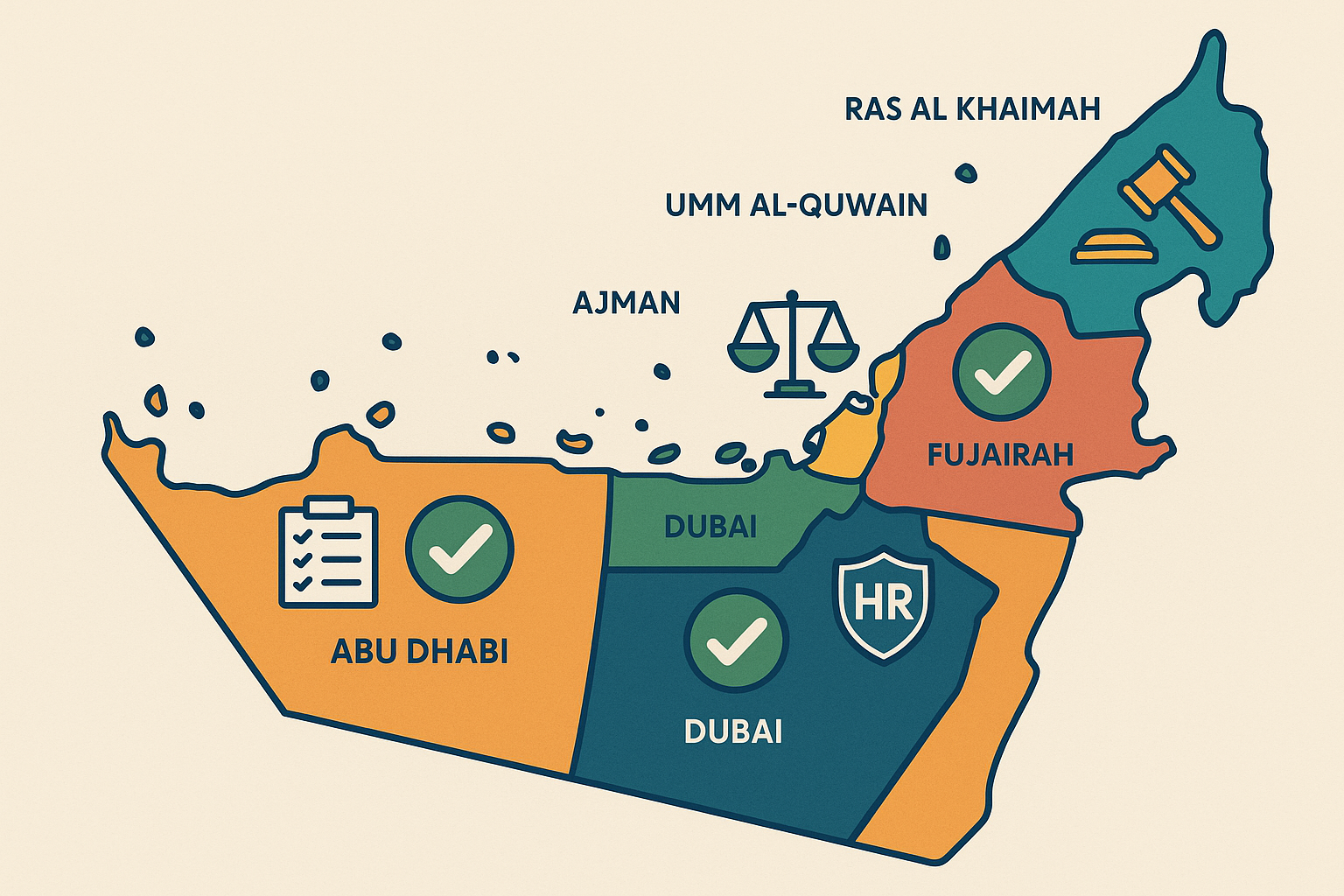 Multi-emirate HR compliance expertise