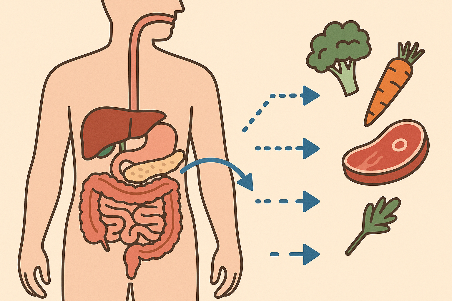 Enzyme destruction in cooked foods