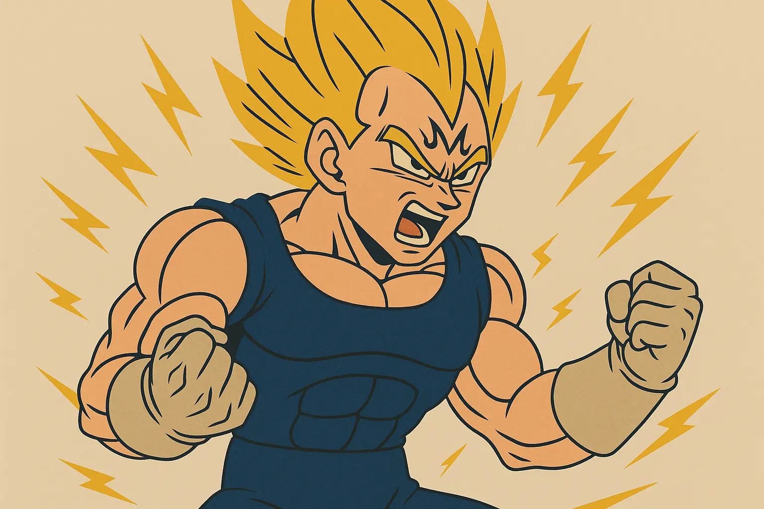 25 Majin Vegeta Tattoo Designs That Actually Don’t Suck