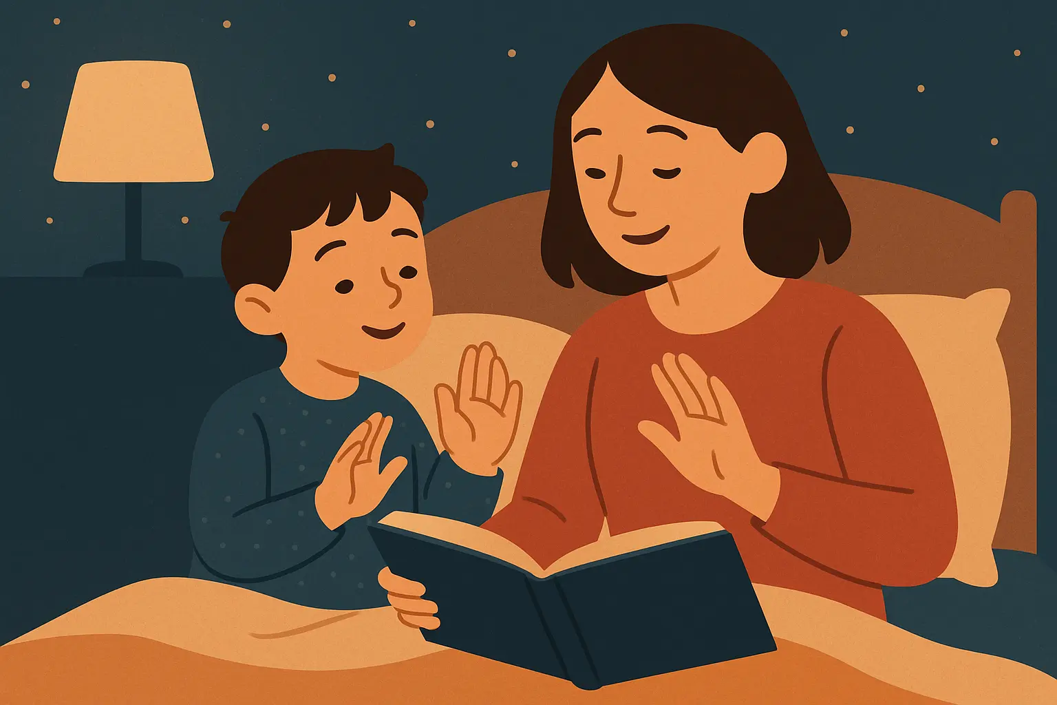 Interactive bedtime stories