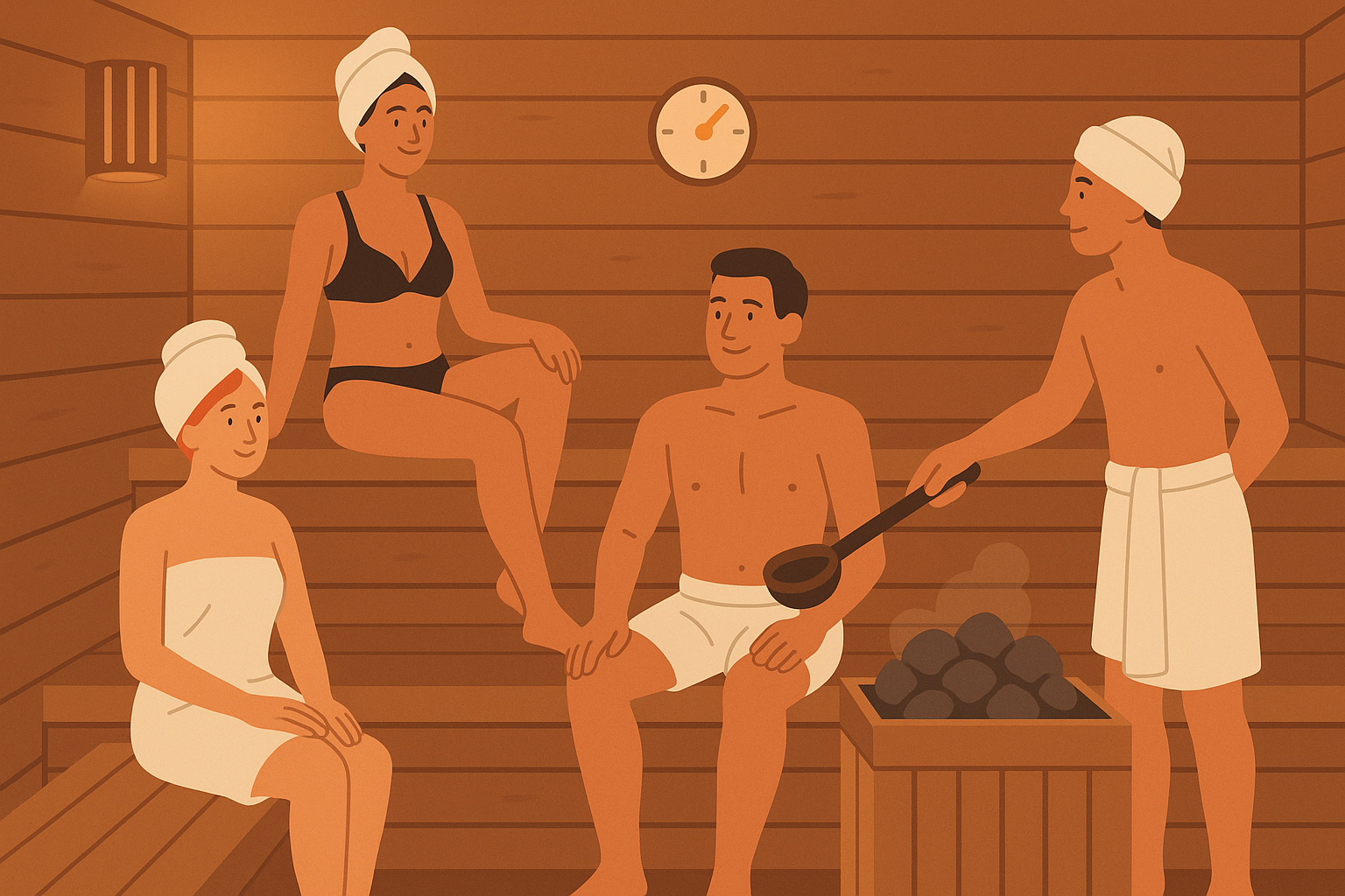 Different international sauna dress codes and cultural adaptations