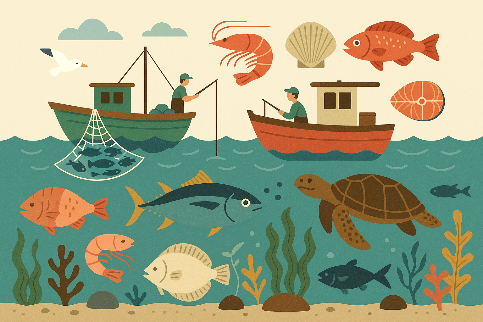 Sustainable pescatarian meal planning for environmental impact
