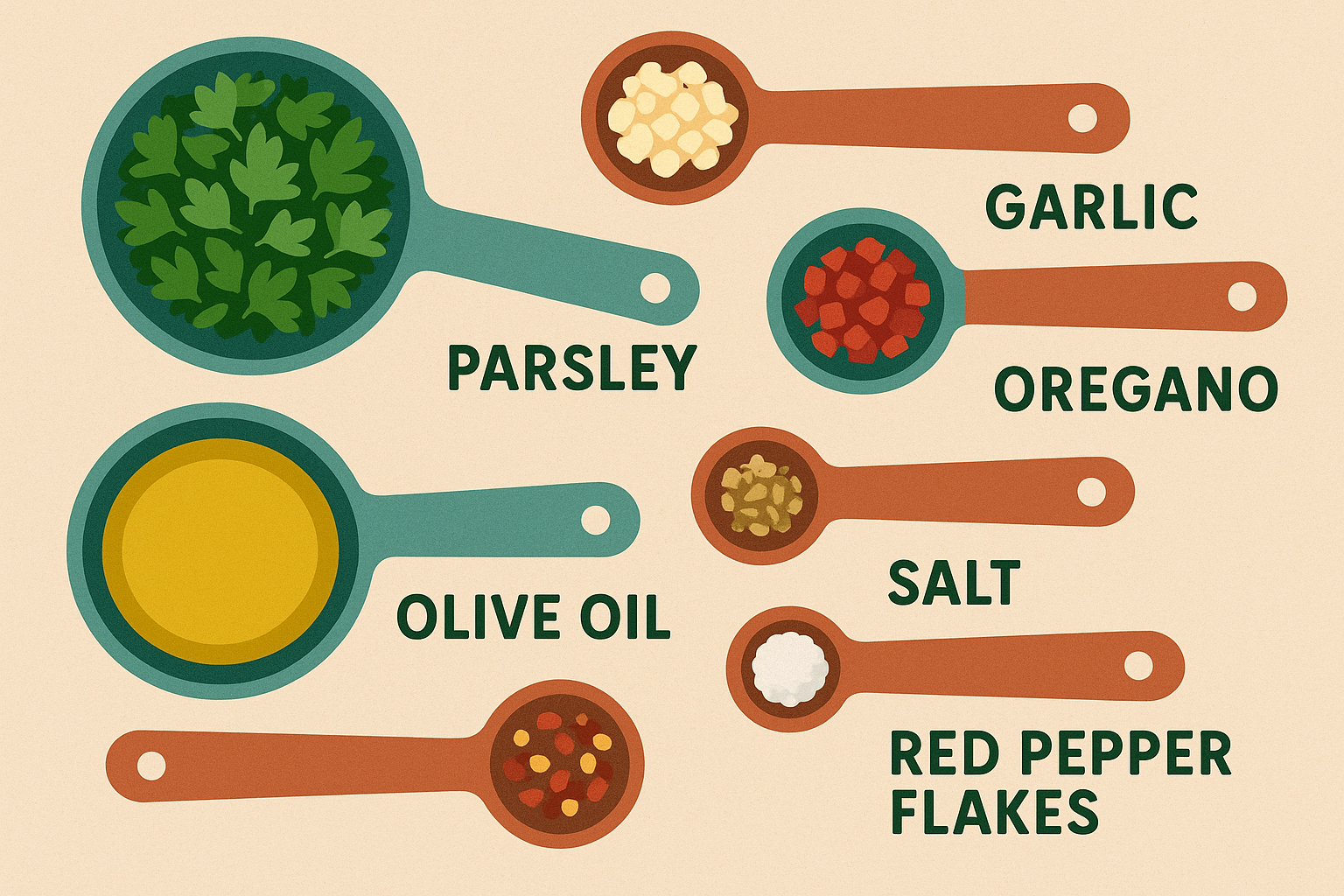 Traditional Argentine chimichurri ingredient ratios