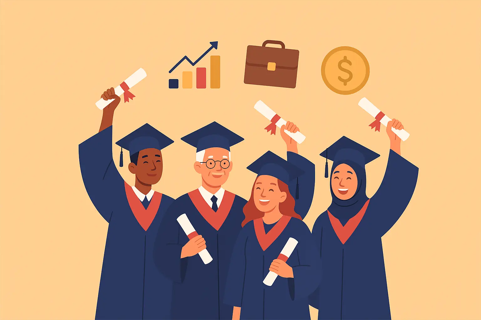 Economics degree completion success