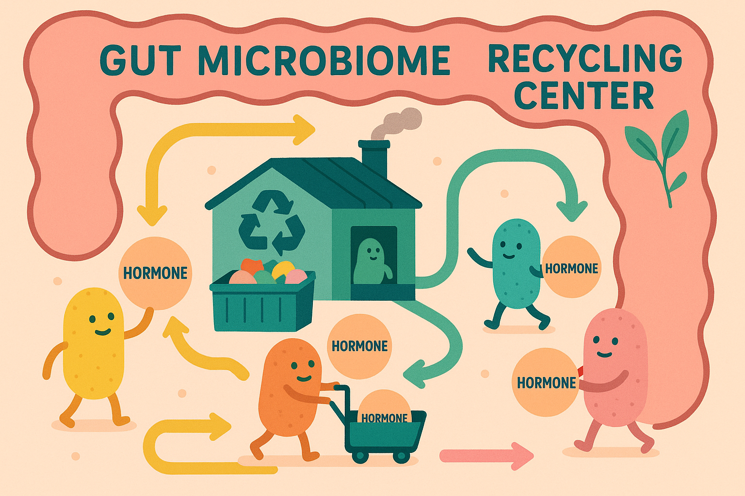 Gut bacteria and estrogen metabolism
