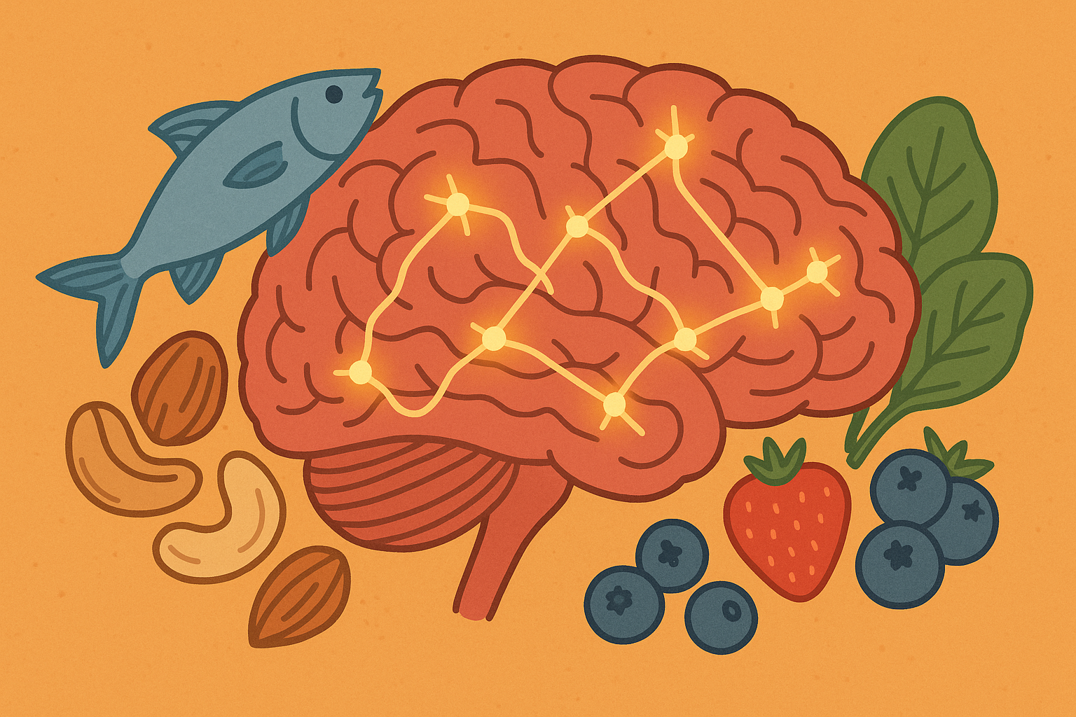 Brain scan showing neural activity during athletic performance