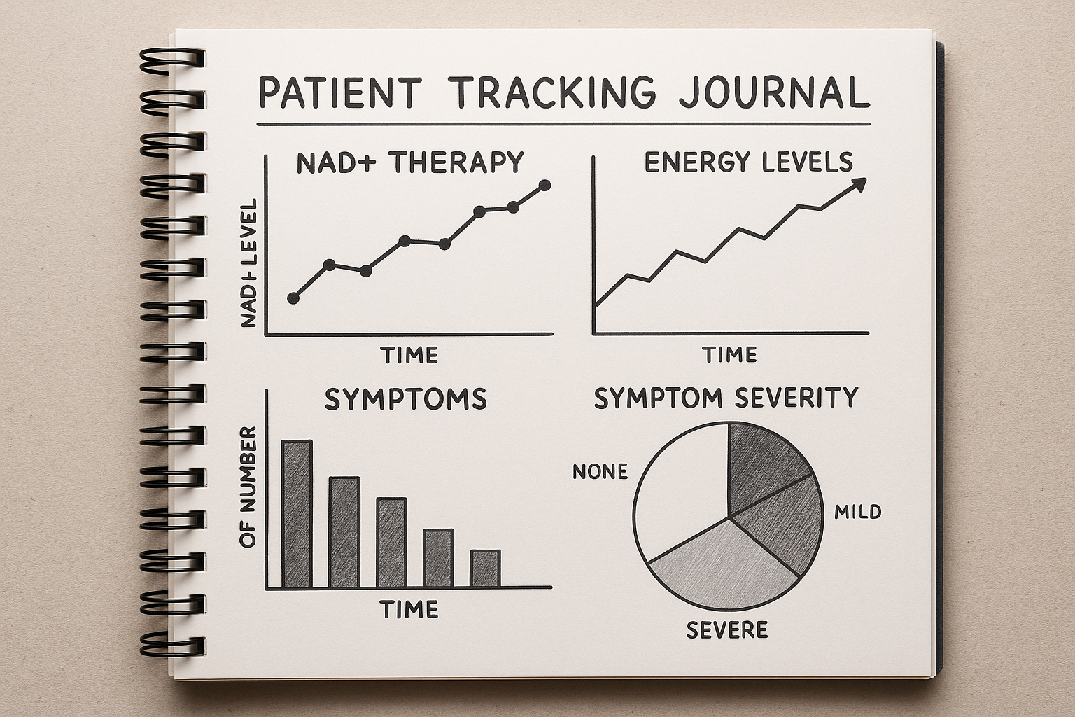 NAD therapy progress tracking metrics