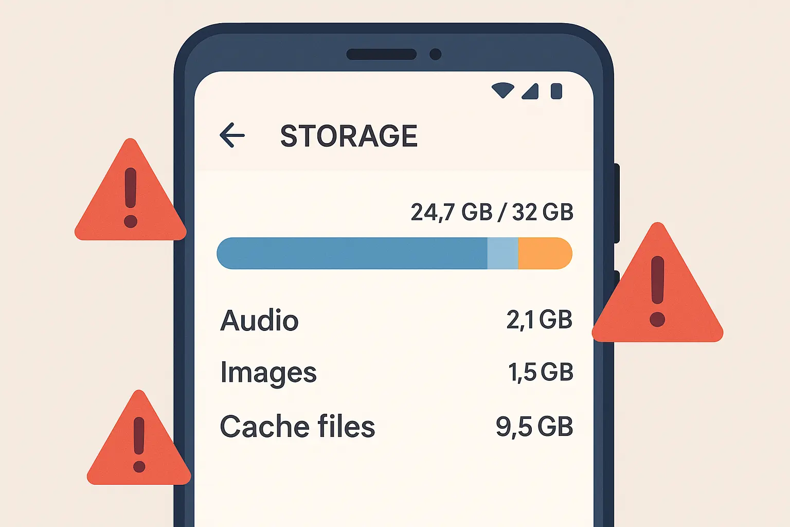 Android performance issues from cache