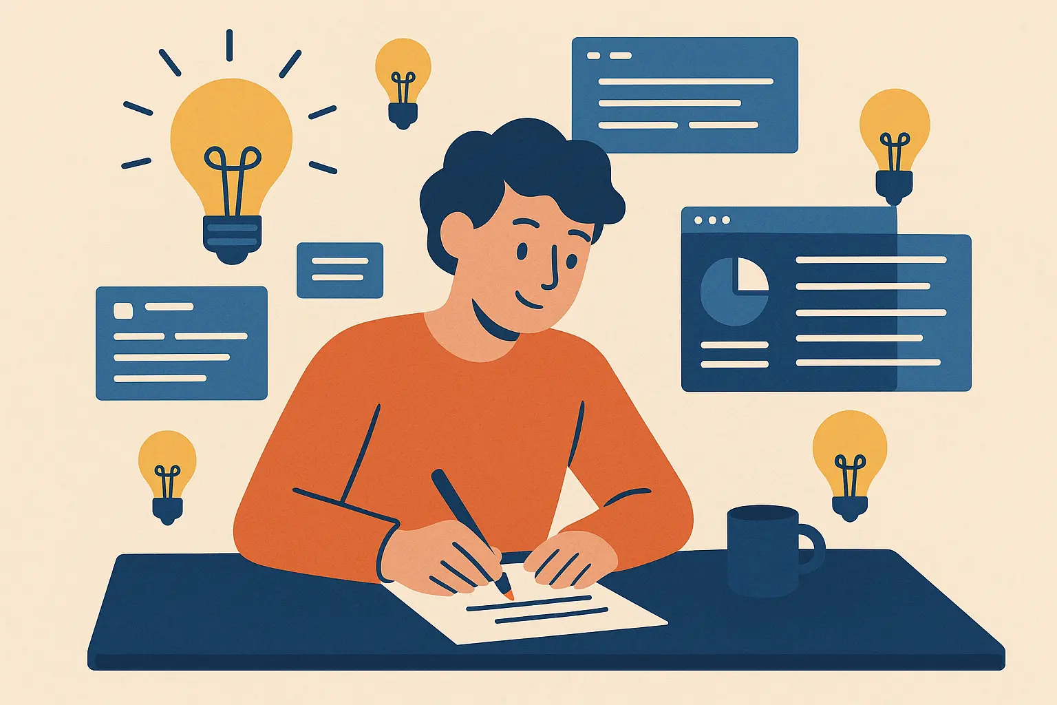 AI writing tools interface