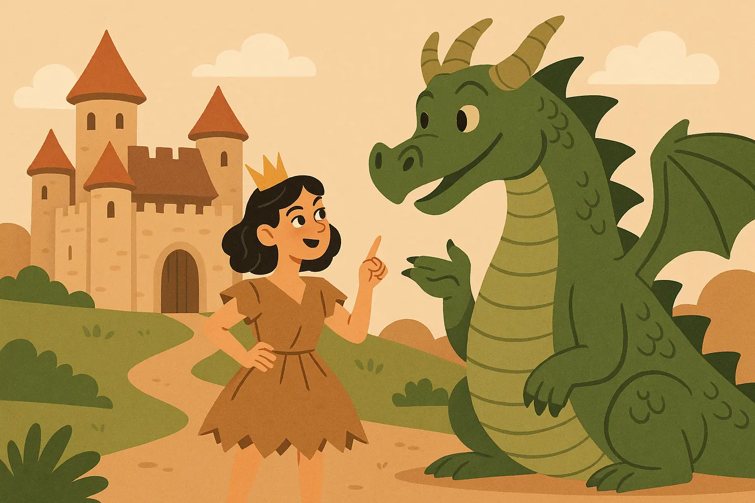 Diverse group of princess characters from around the world