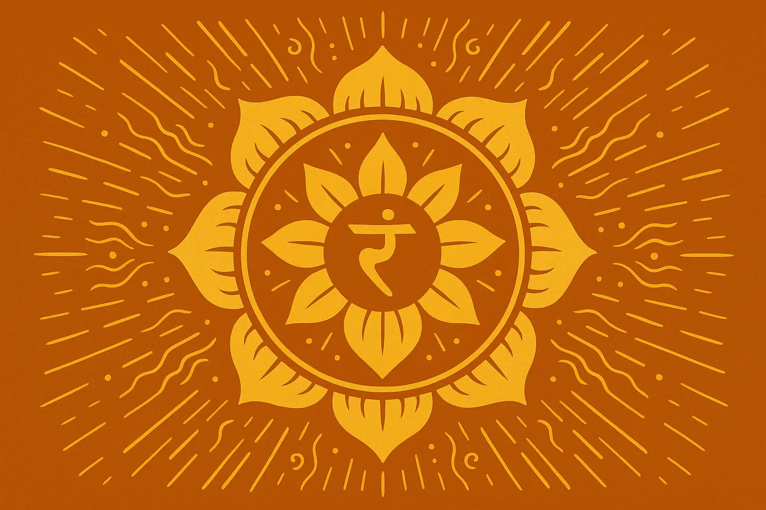 Hindu solar chakra symbols
