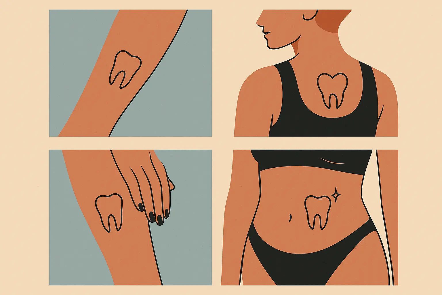 25 Tooth Tattoo Designs That’ll Make Your Dentist Jealous (Complete Guide)