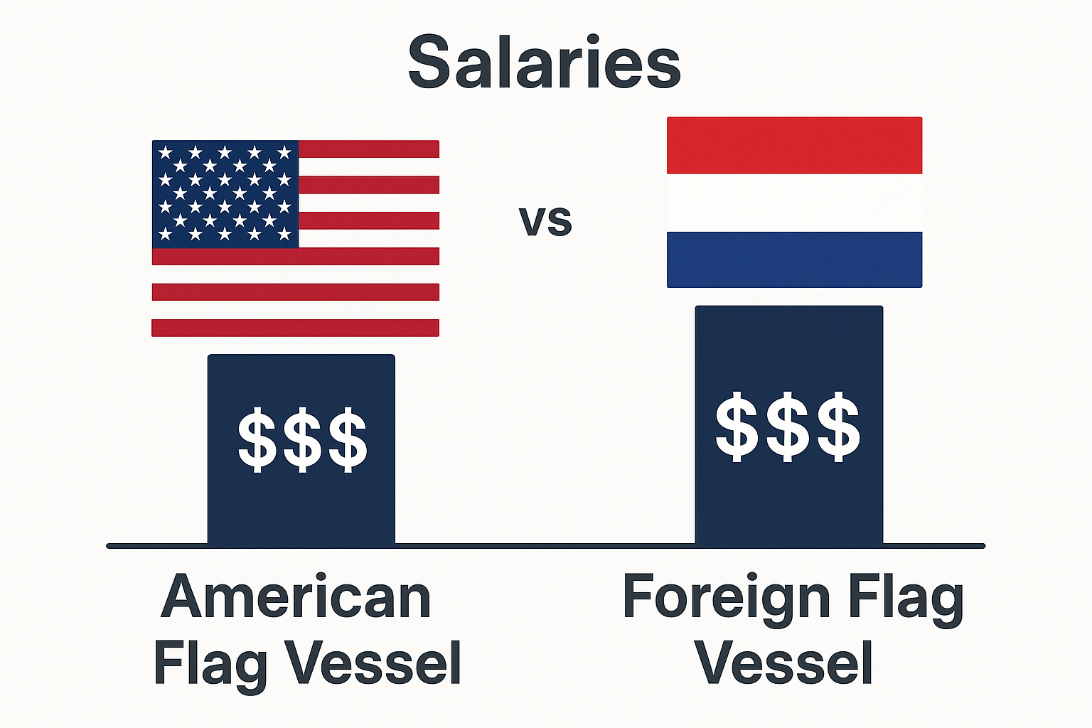 American flag vessel premium pay