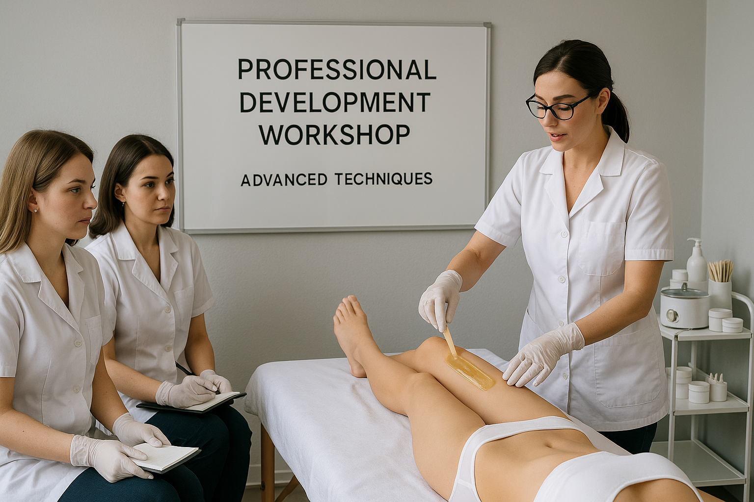 Continuing education workshop for waxing professionals