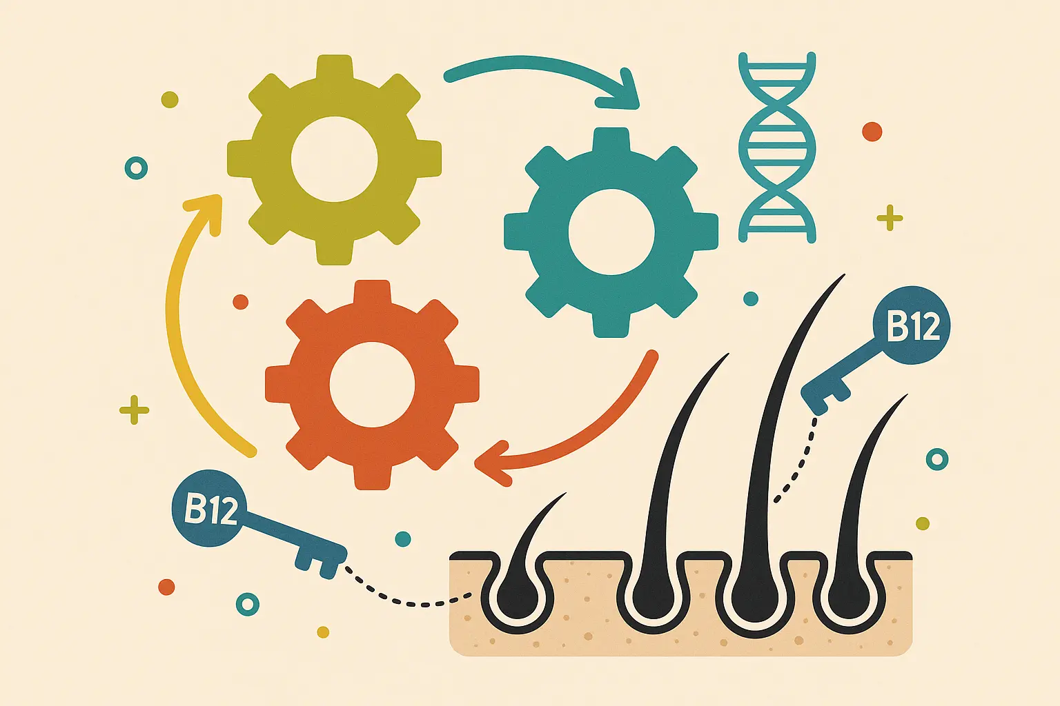 Methylation cycle and hair follicle gene expression