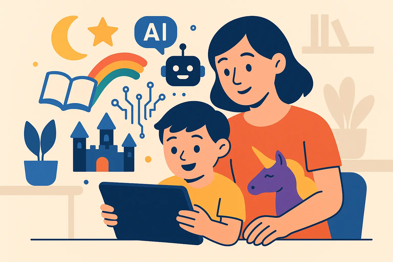 AI technology enhancing baby story creation with personalization features