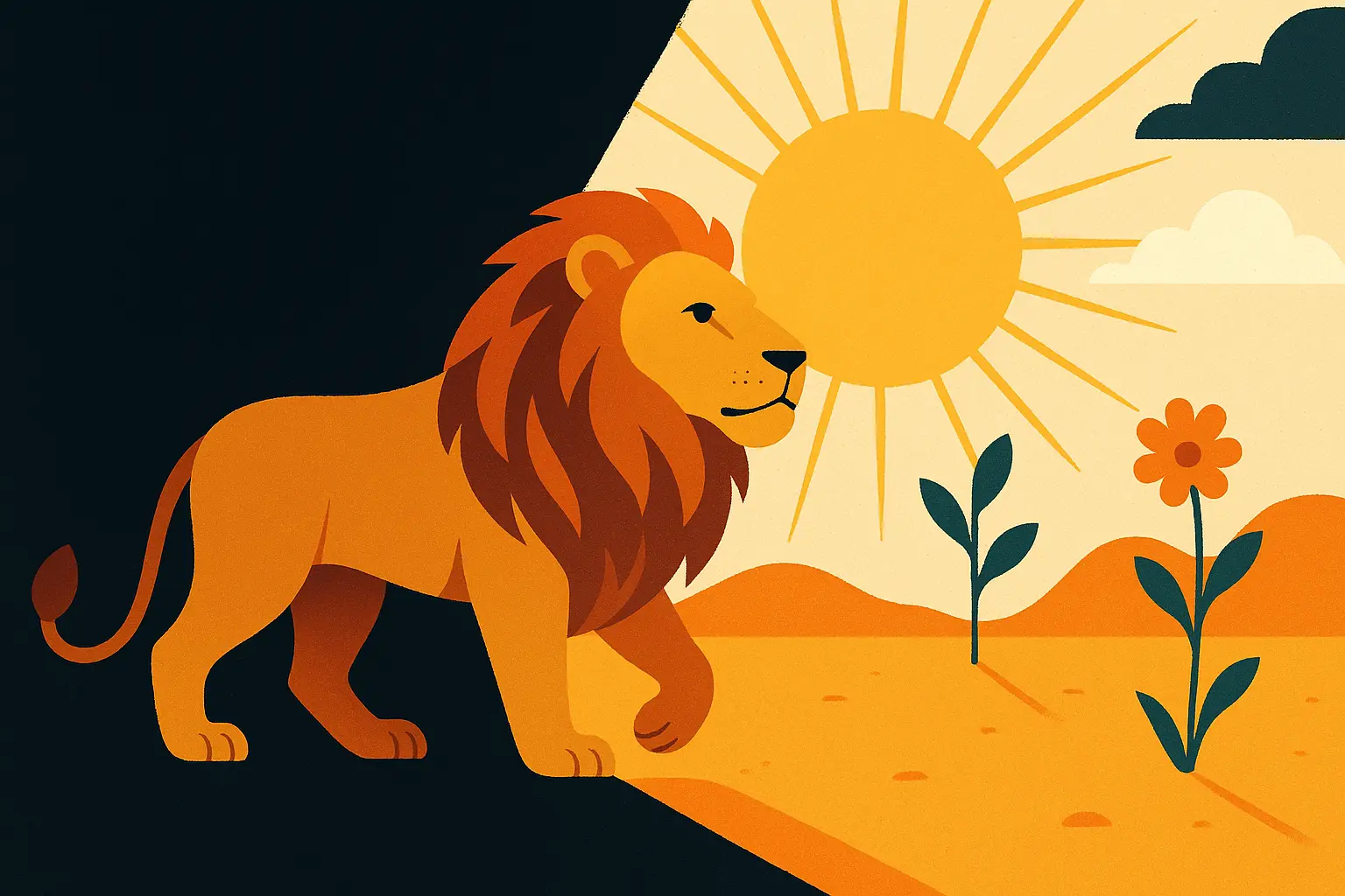 Lion tattoo recovery symbolism