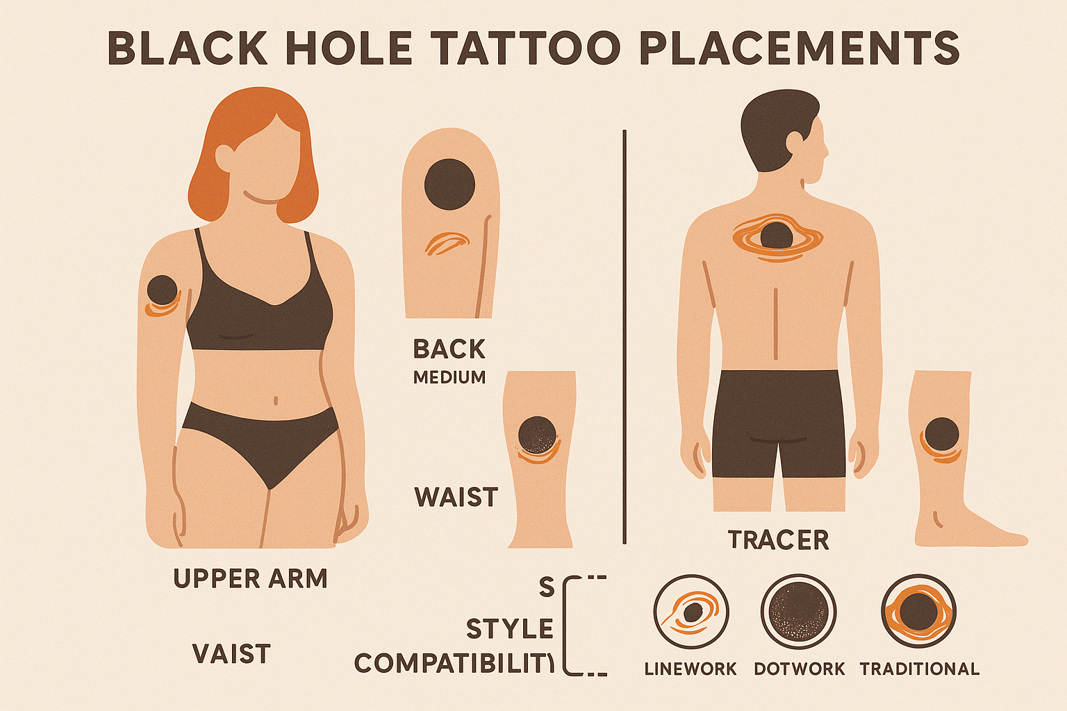 Black hole tattoo design considerations